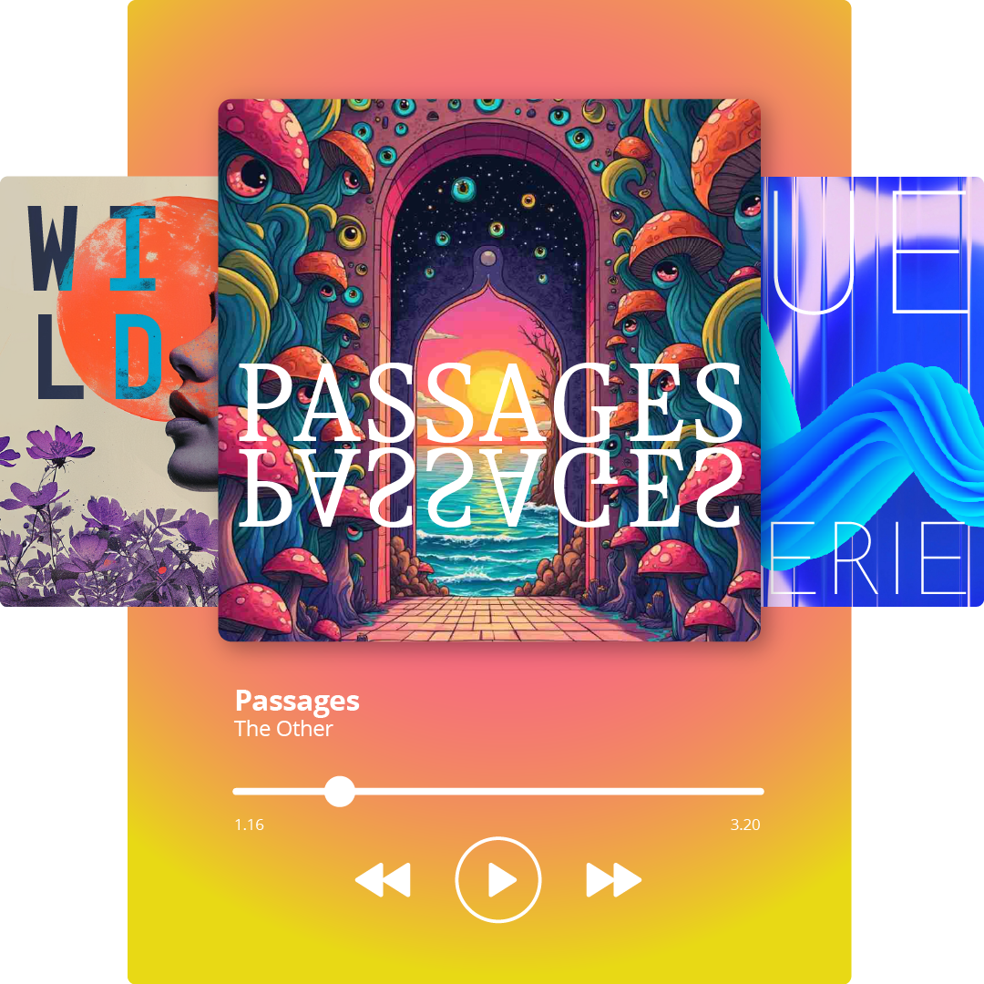 AI-generated album art for 