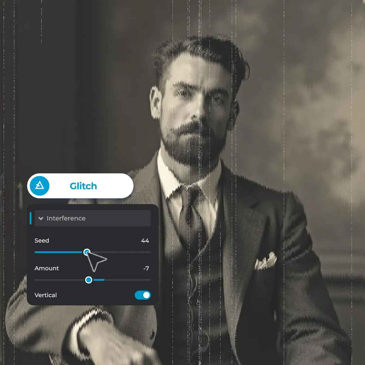Add Unique Glitch Effects To Photos For Free With Pixlr