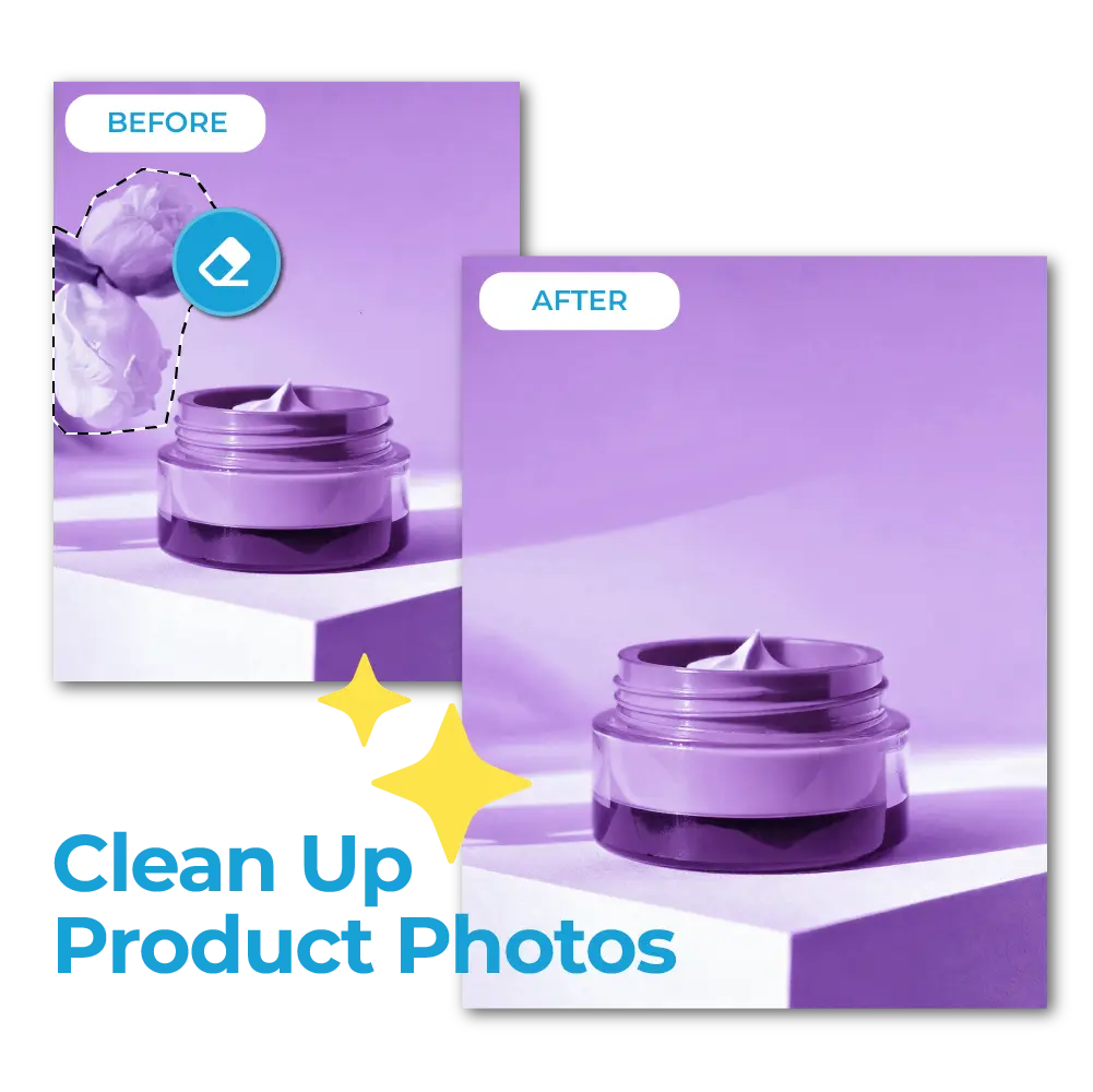 Cleaning up e-commerce product photos